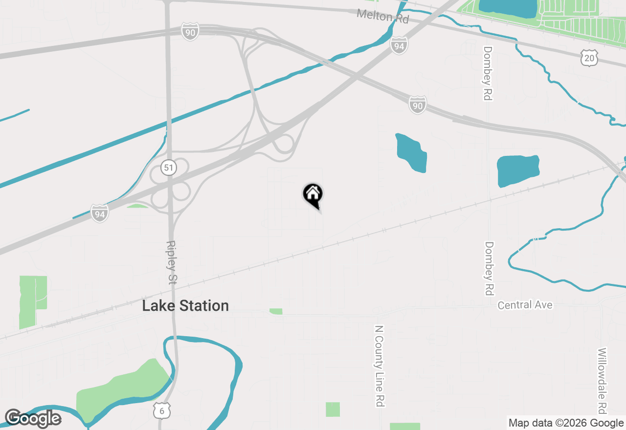 Map of 2017 Vigo Street, Lake Station, IN 46405