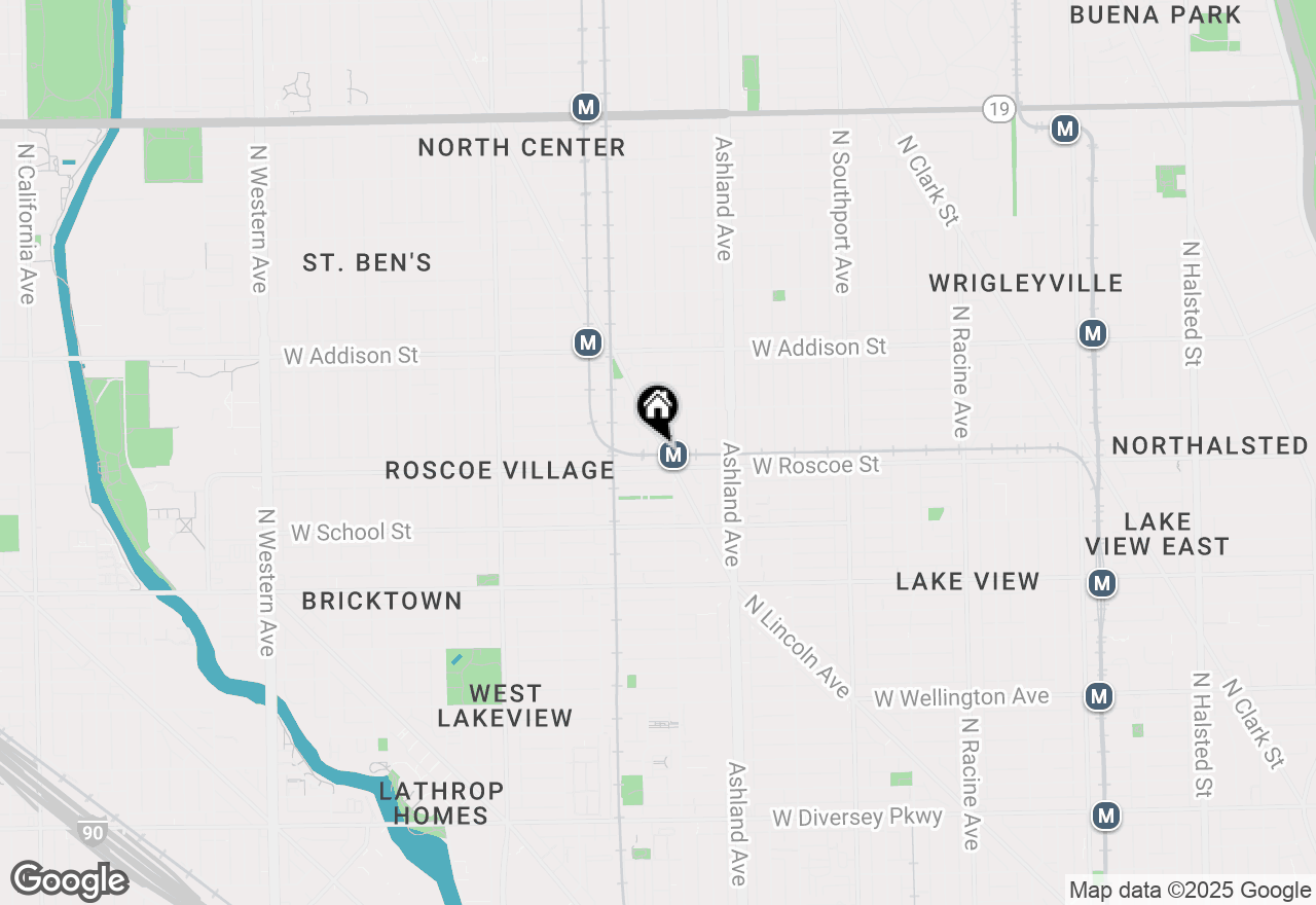 Map of 3418 N Lincoln Avenue #201, Chicago, IL 60657