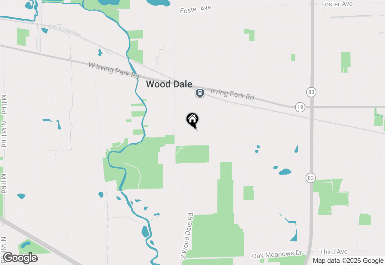 Map of 138 N Elmwood Avenue, Wood Dale, IL 60191