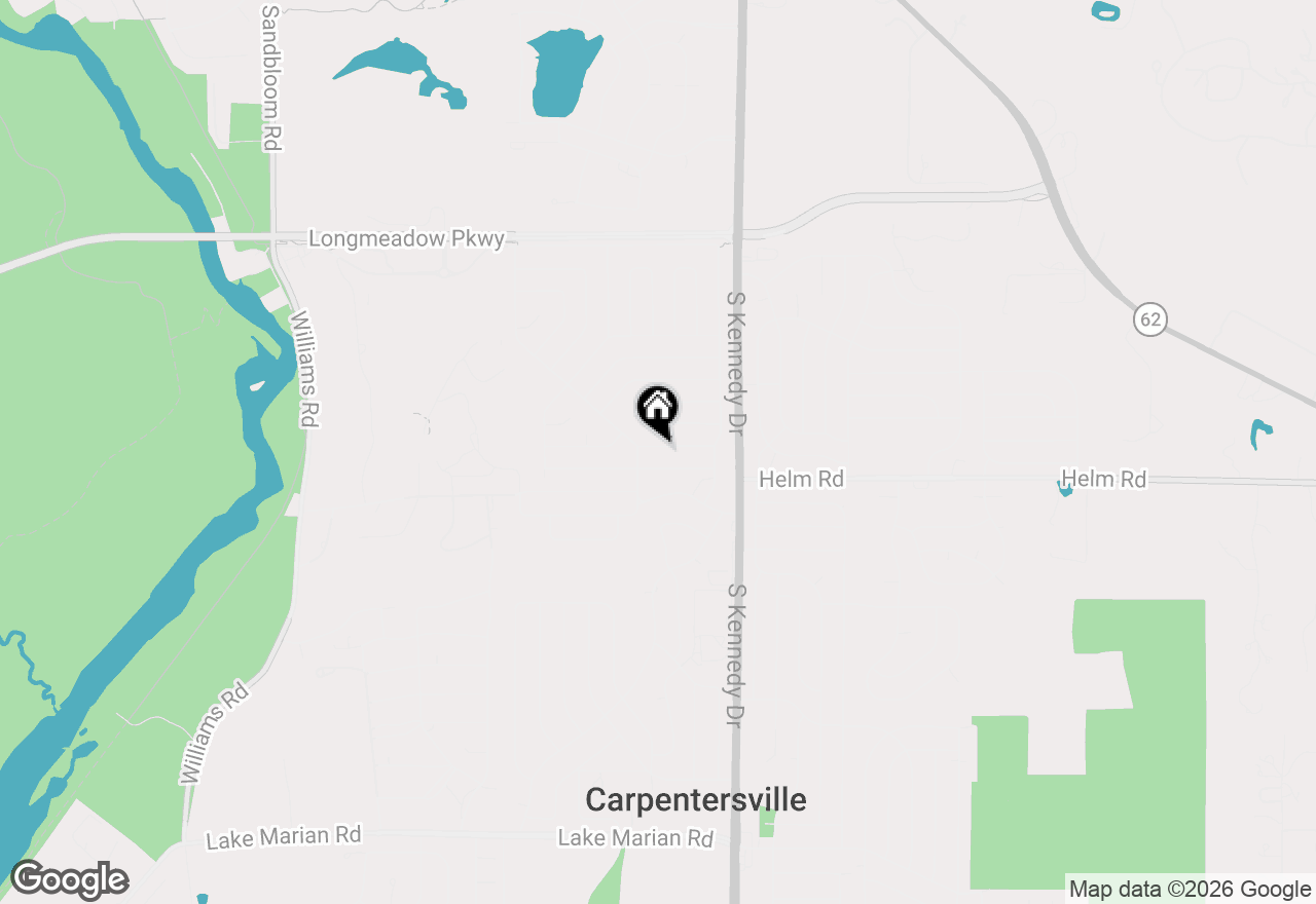 Map of 117 Cordova Road, Carpentersville, IL 60110
