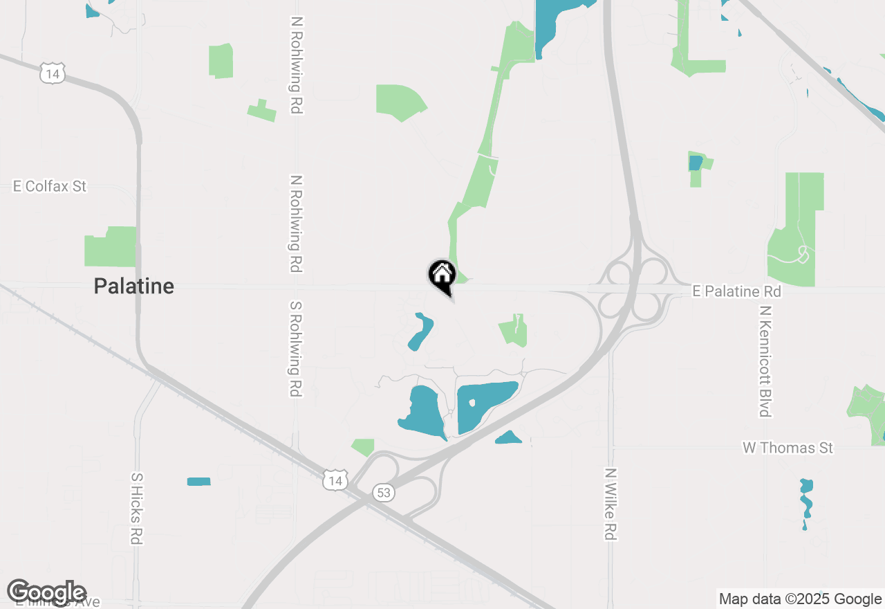 Map of 35 S Baybrook Drive #104, Palatine, IL 60074