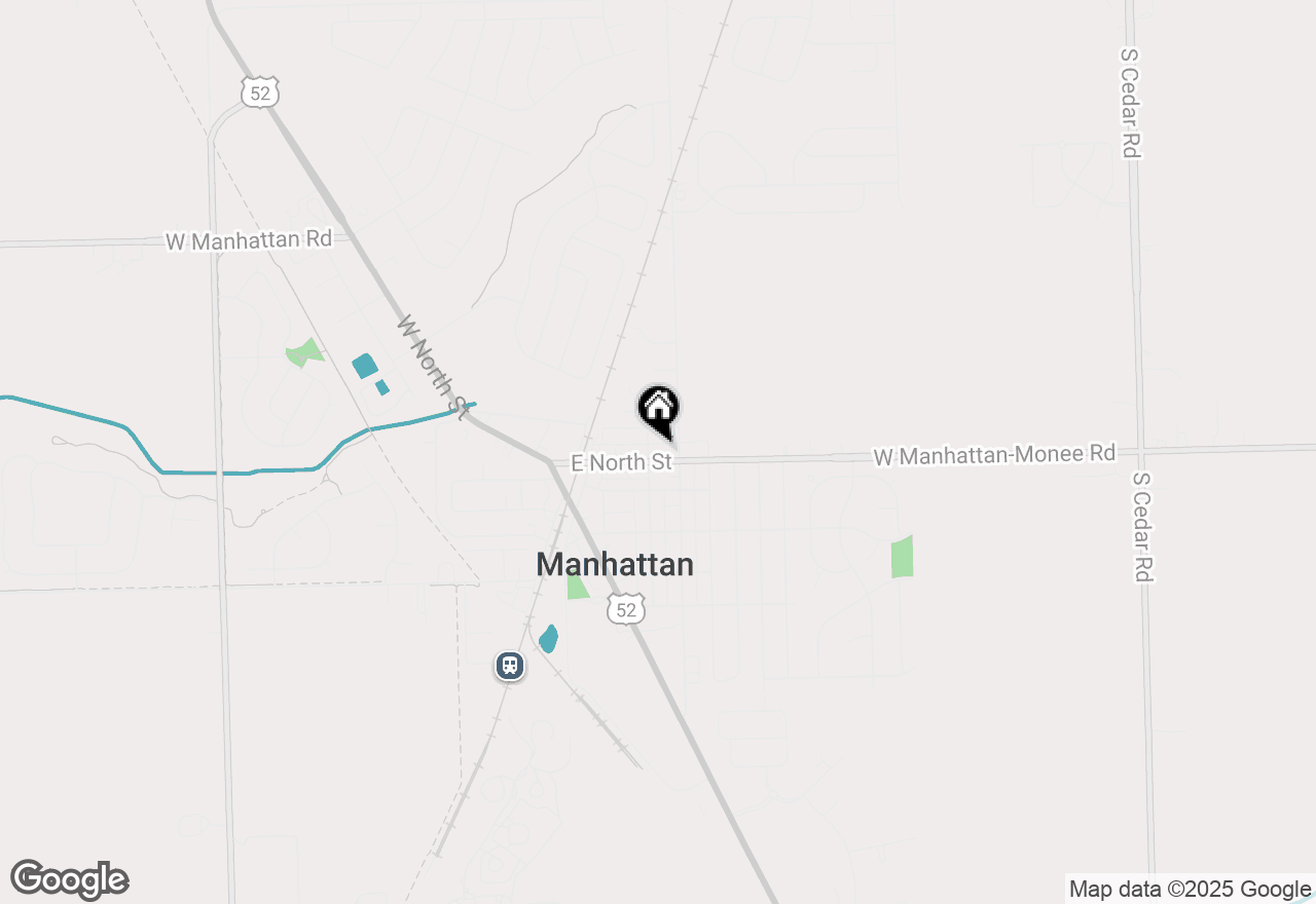 Map of 320 W North Street, Manhattan, IL 60442