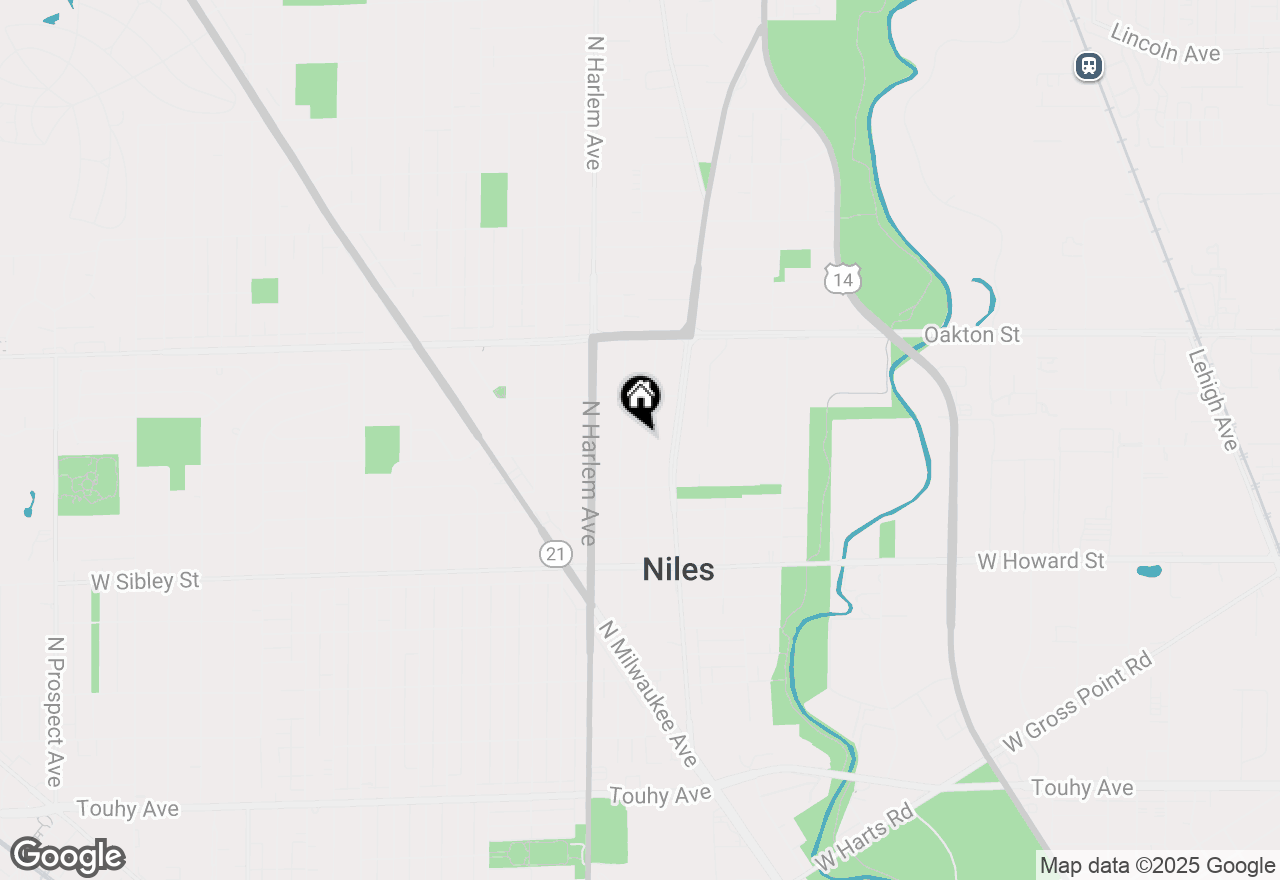 Map of 7810 N Neva Avenue, Niles, IL 60714