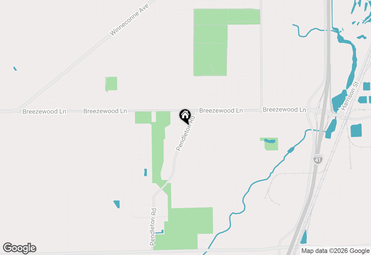 Map of 1304 Whitetail Drive, Neenah, WI 54956