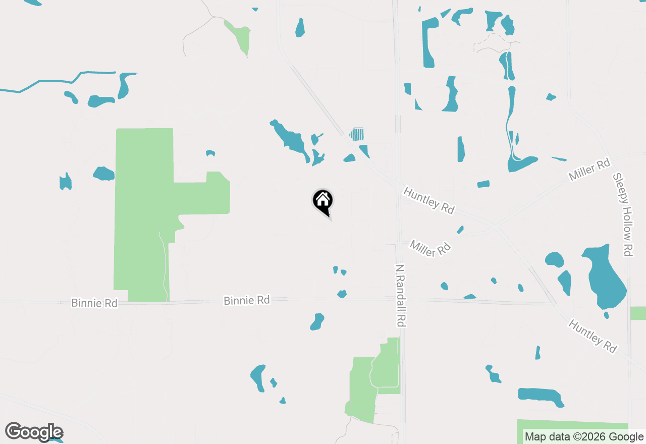 Map of 2284 Woodside Drive, Carpentersville, IL 60110