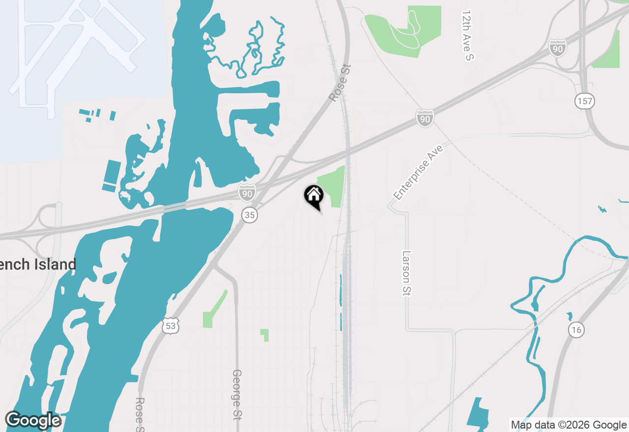 Map of 2830 Harvey St, La Crosse, WI 54603