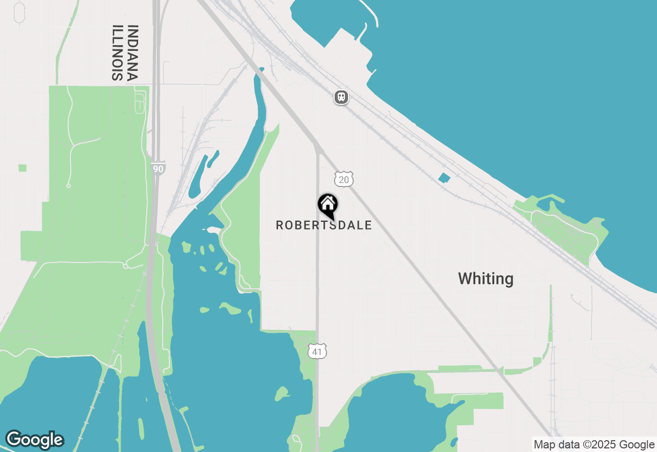 Map of 1648 Davis Avenue, Whiting, IN 46394