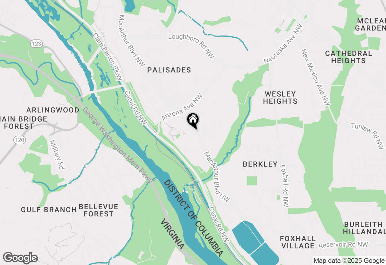 Map of 5110 Macarthur Boulevard Nw, Washington, DC 20016