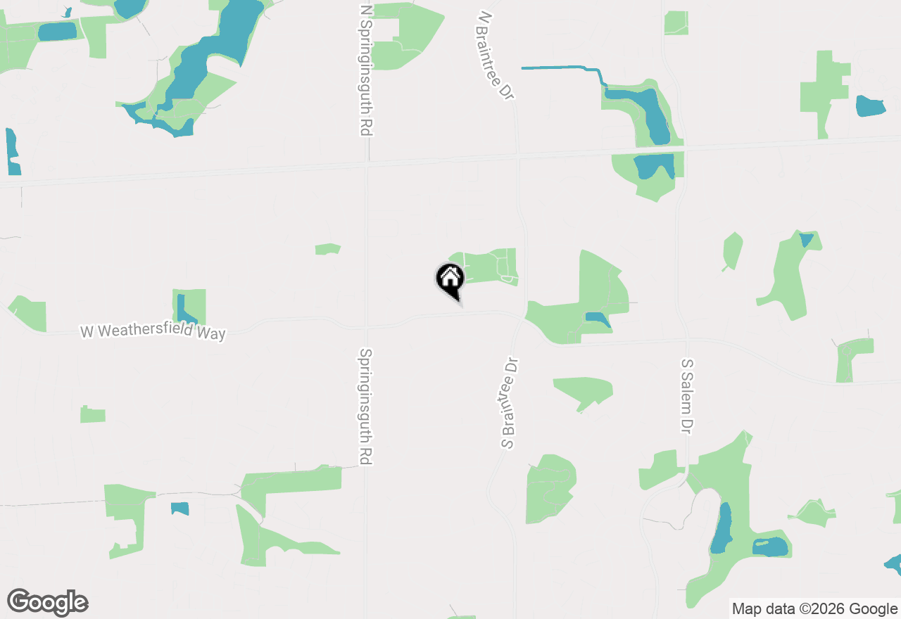 Map of 1332 W Weathersfield Way, Schaumburg, IL 60193