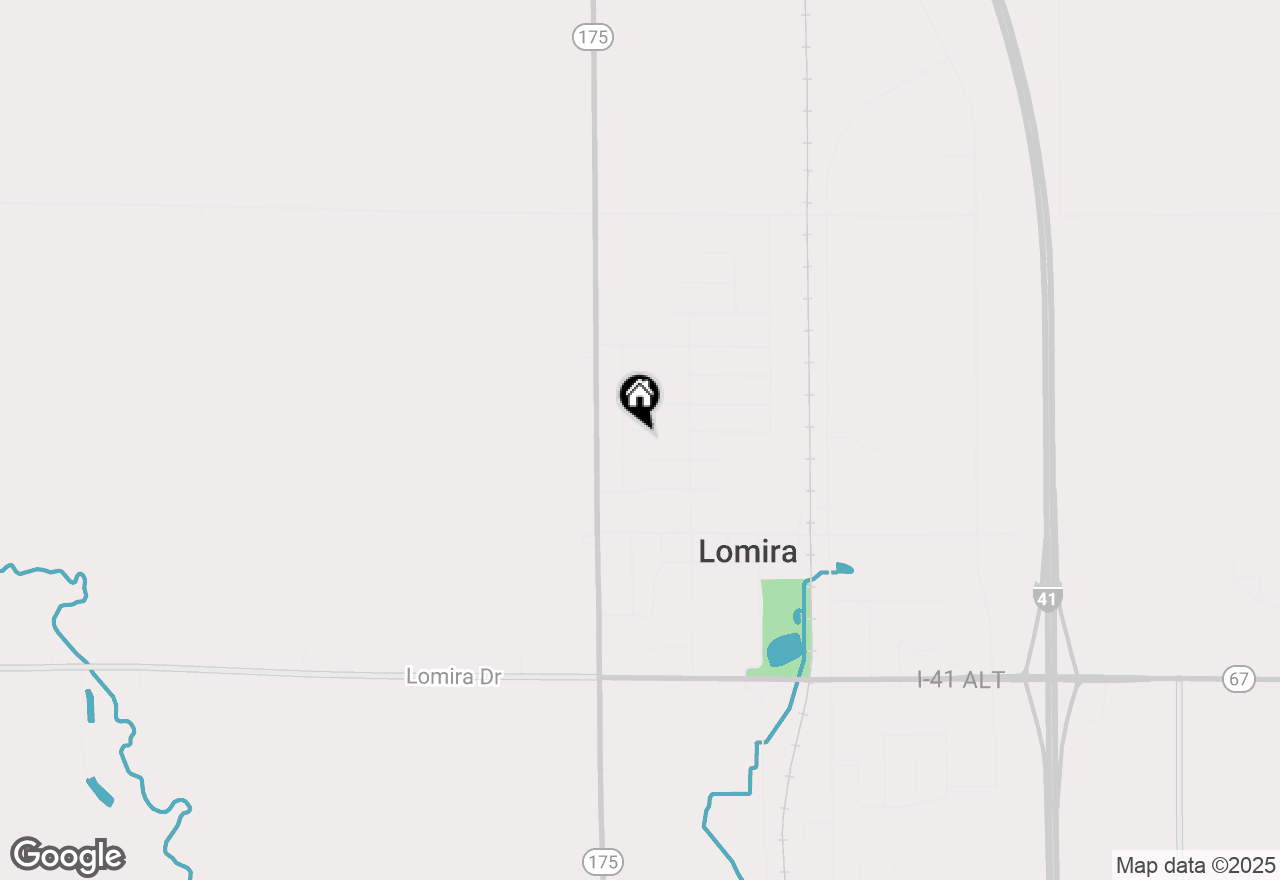 Map of 1051 W Acorn Dr, Lomira, WI 53048