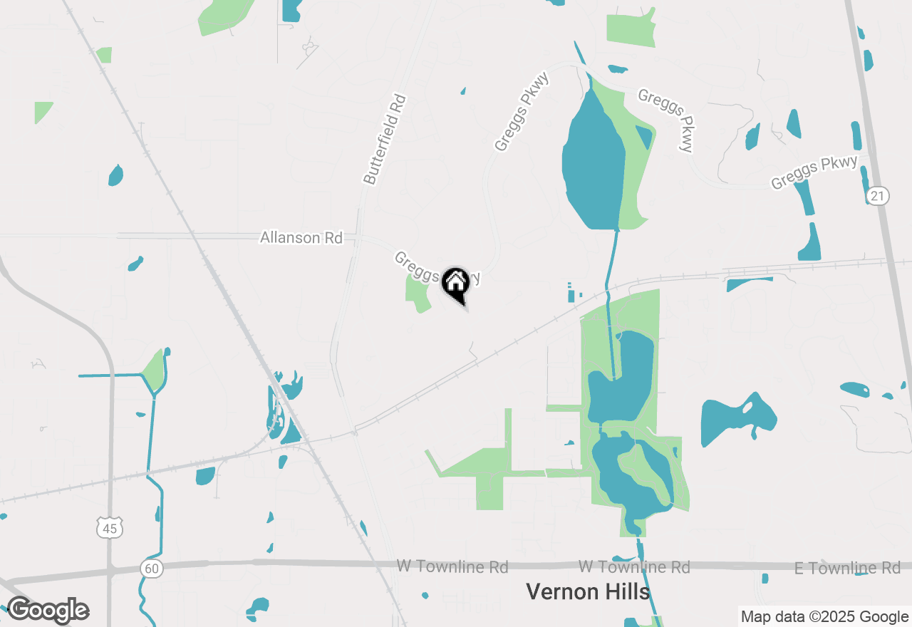 Map of 357 Torrey Pines Way, Vernon Hills, IL 60061