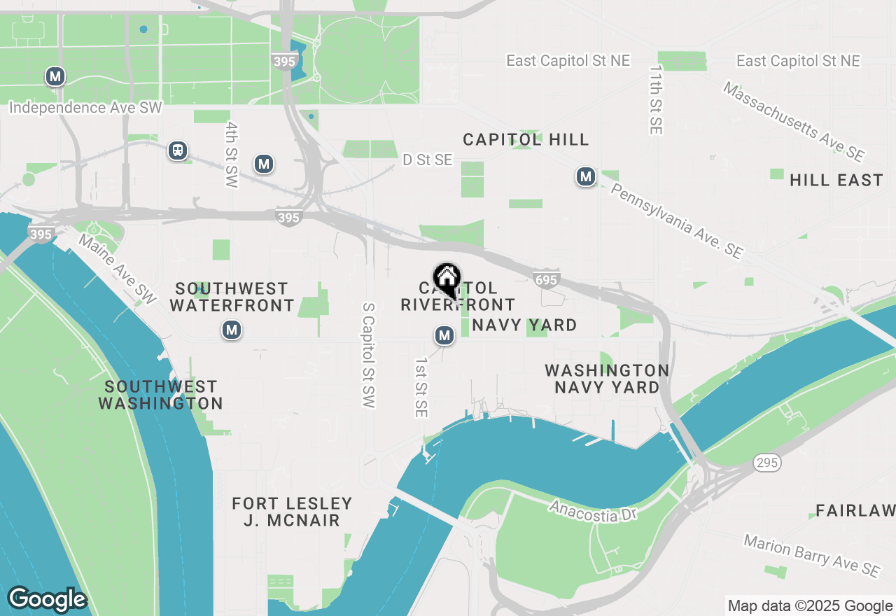 Map of 1000 New Jersey Avenue Se #608, Washington, DC 20003