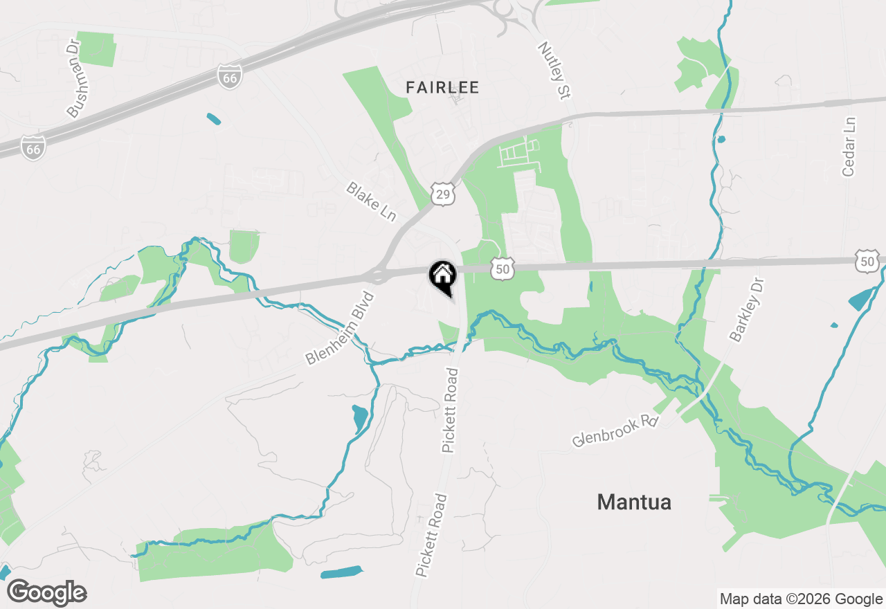 Map of 9461 Fairfax Boulevard #301, Fairfax, VA 22031