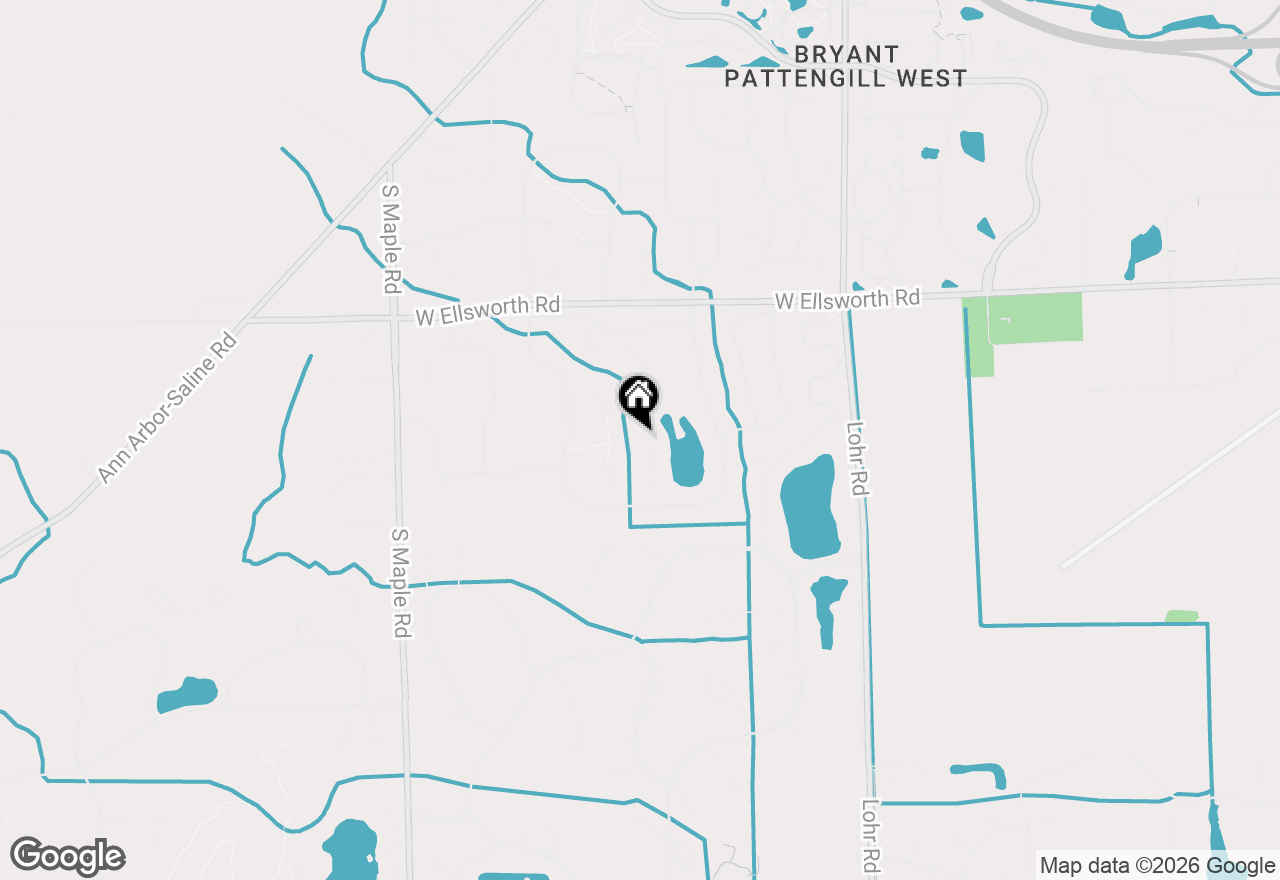 Map of 4356 Lakeside Court, Ann Arbor, MI 48108
