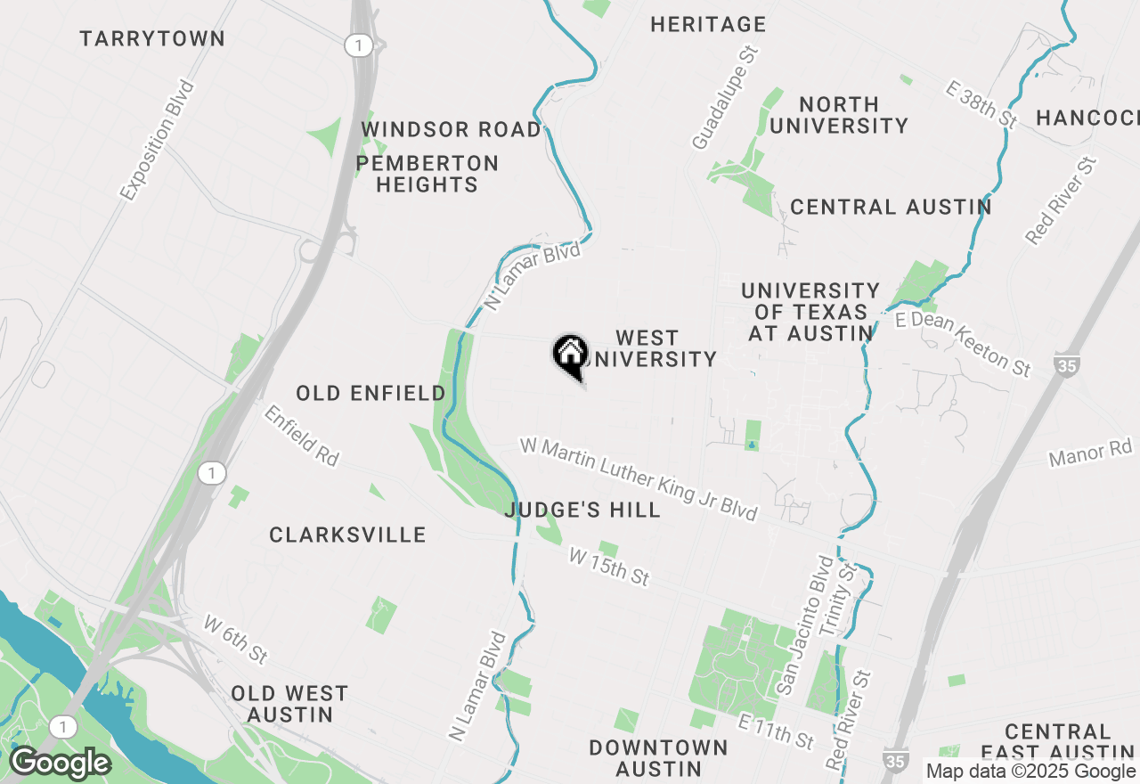 Map of 2204 San Gabriel St #105, Austin, TX 78705