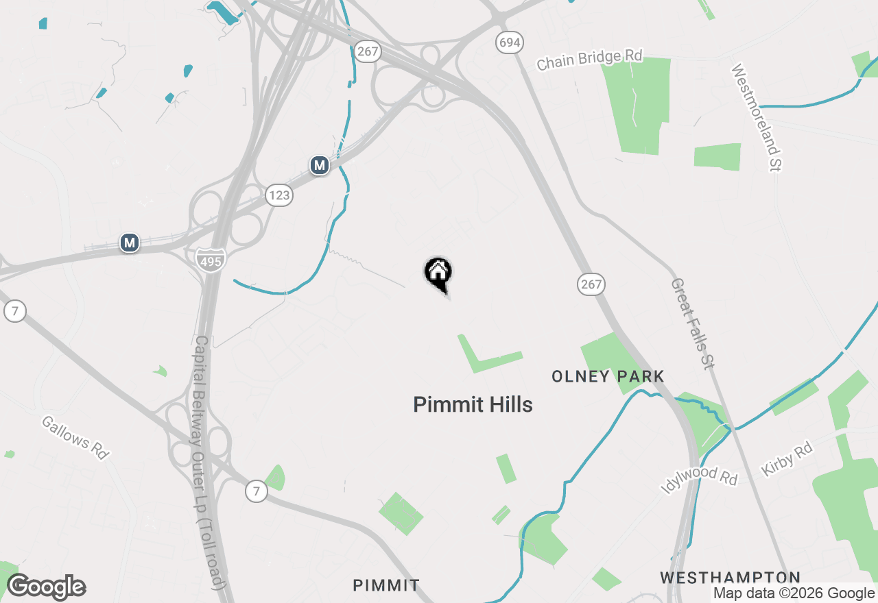 Map of 1815 Peabody Drive, Falls Church, VA 22043