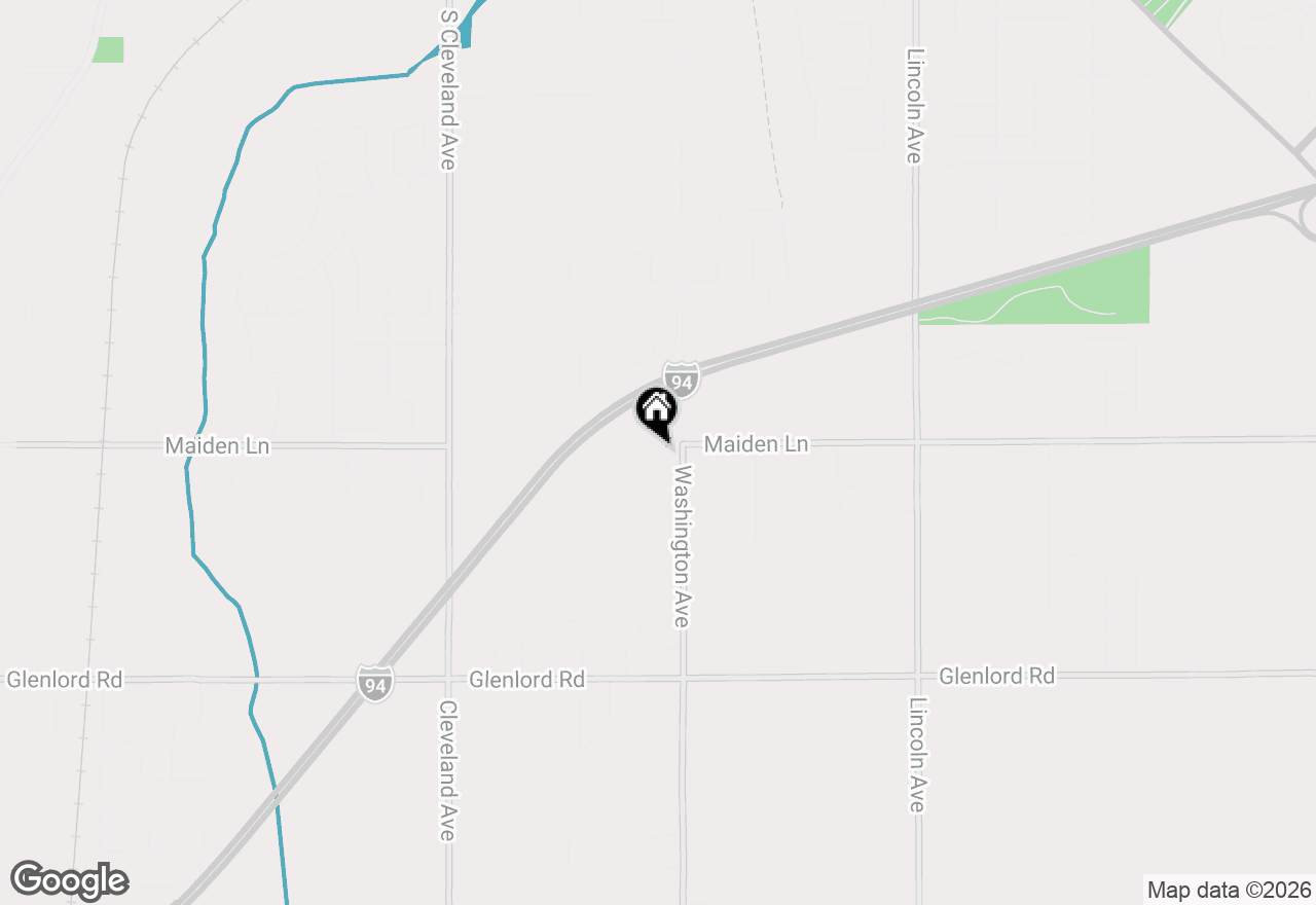 Map of 1342 Maiden Lane, St. Joseph, MI 49085