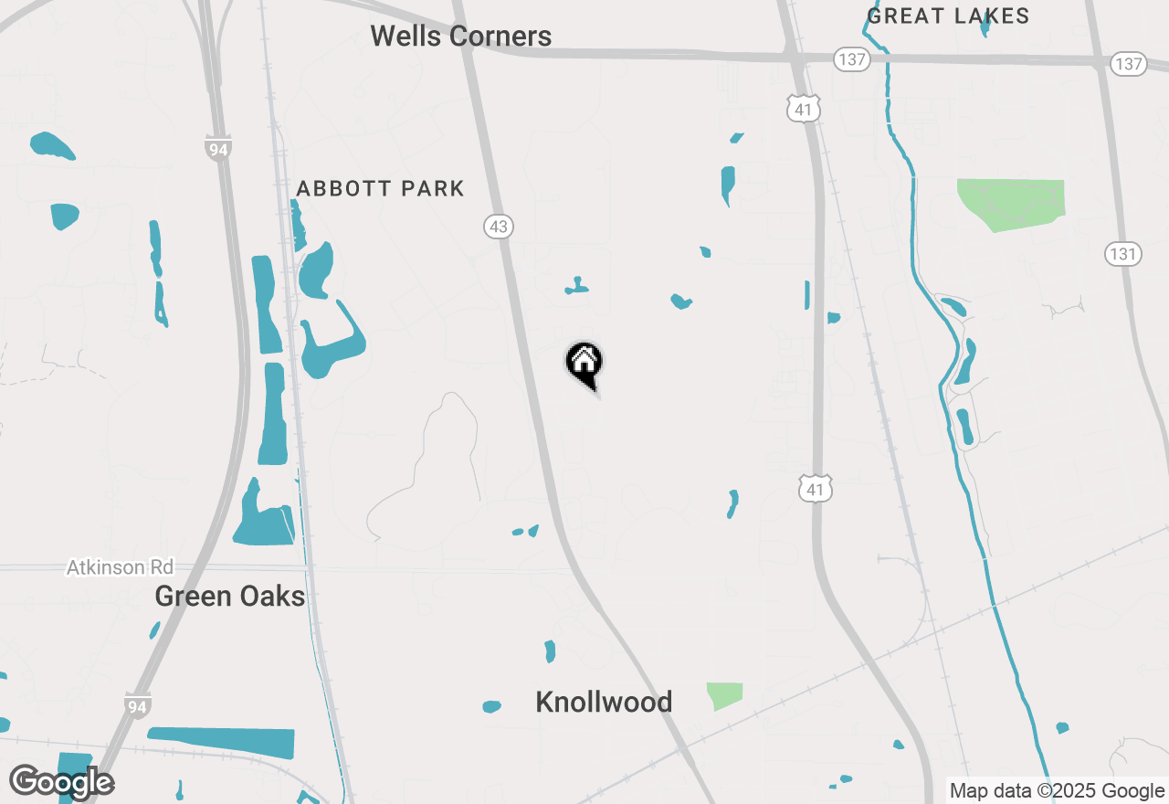 Map of 101 Woodbury Lane, Lake Bluff, IL 60044