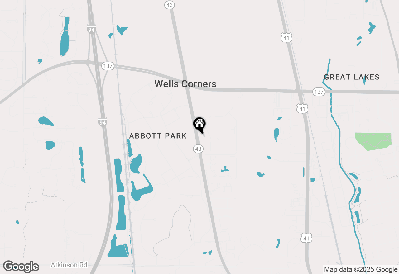 Map of 3317 Stratford Court #1C, Lake Bluff, IL 60044