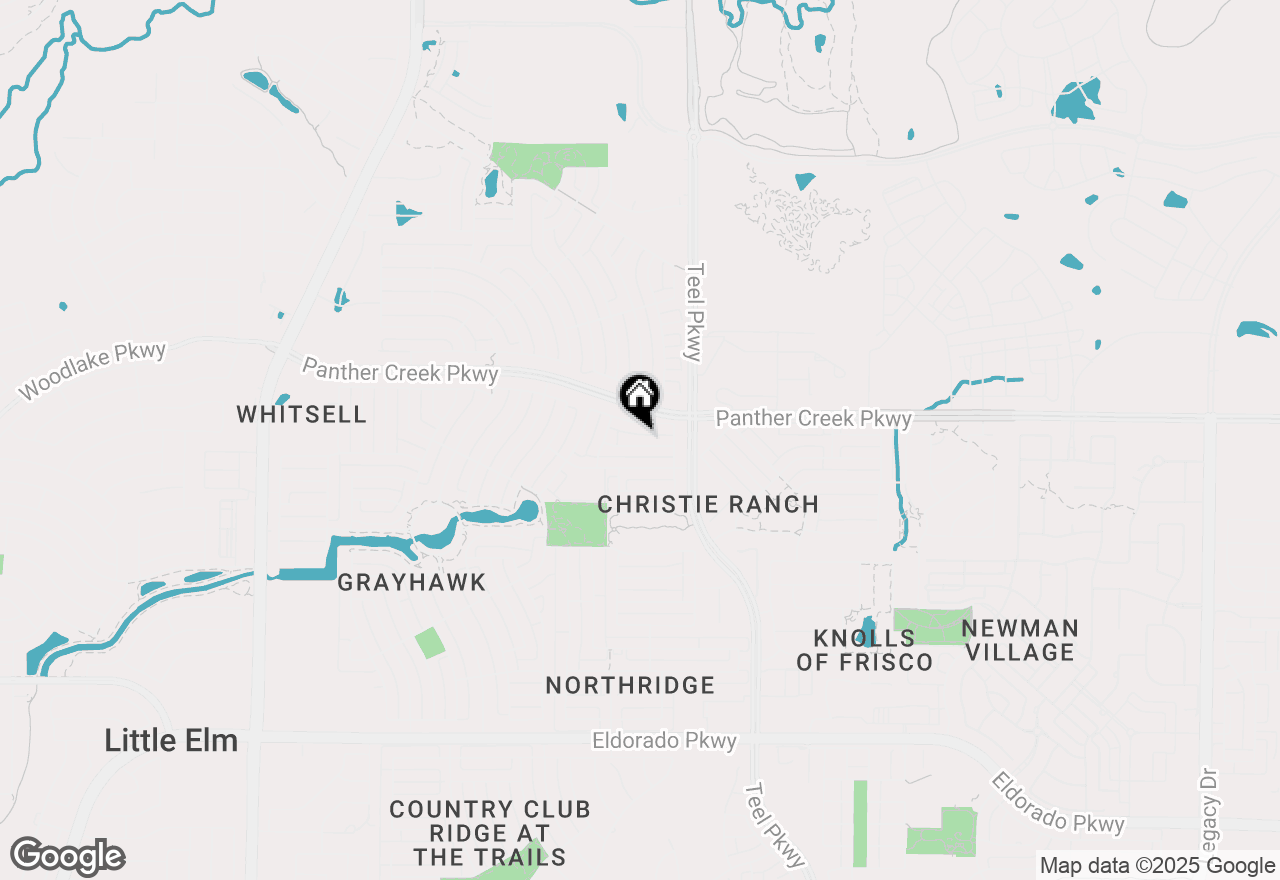 Map of 2282 Maserati Drive, Frisco, TX 75033