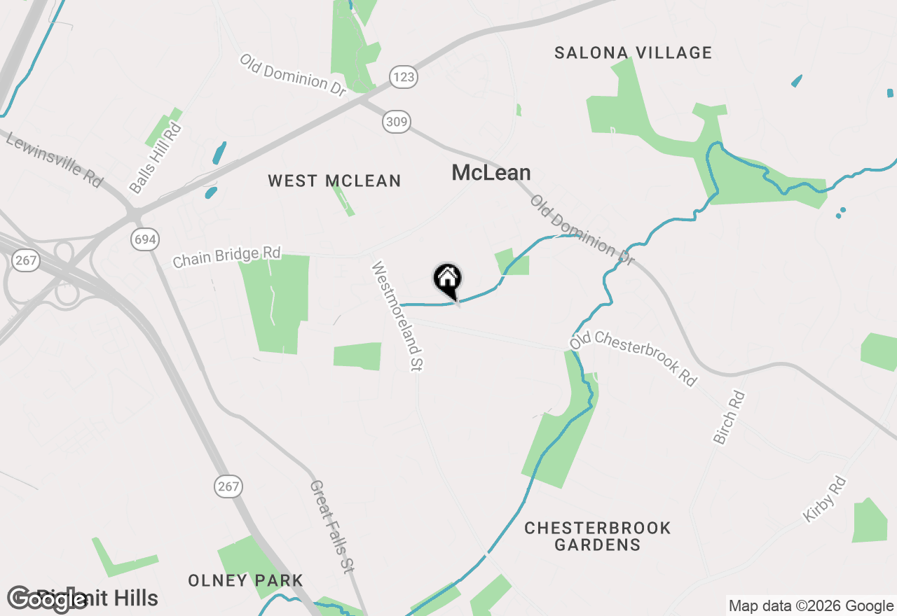 Map of 6810 Weaver Avenue, Mclean, VA 22101