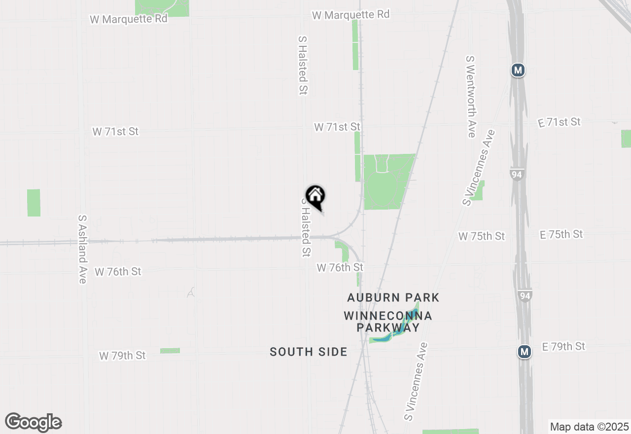 Map of 7408 S Emerald Avenue, Chicago, IL 60621