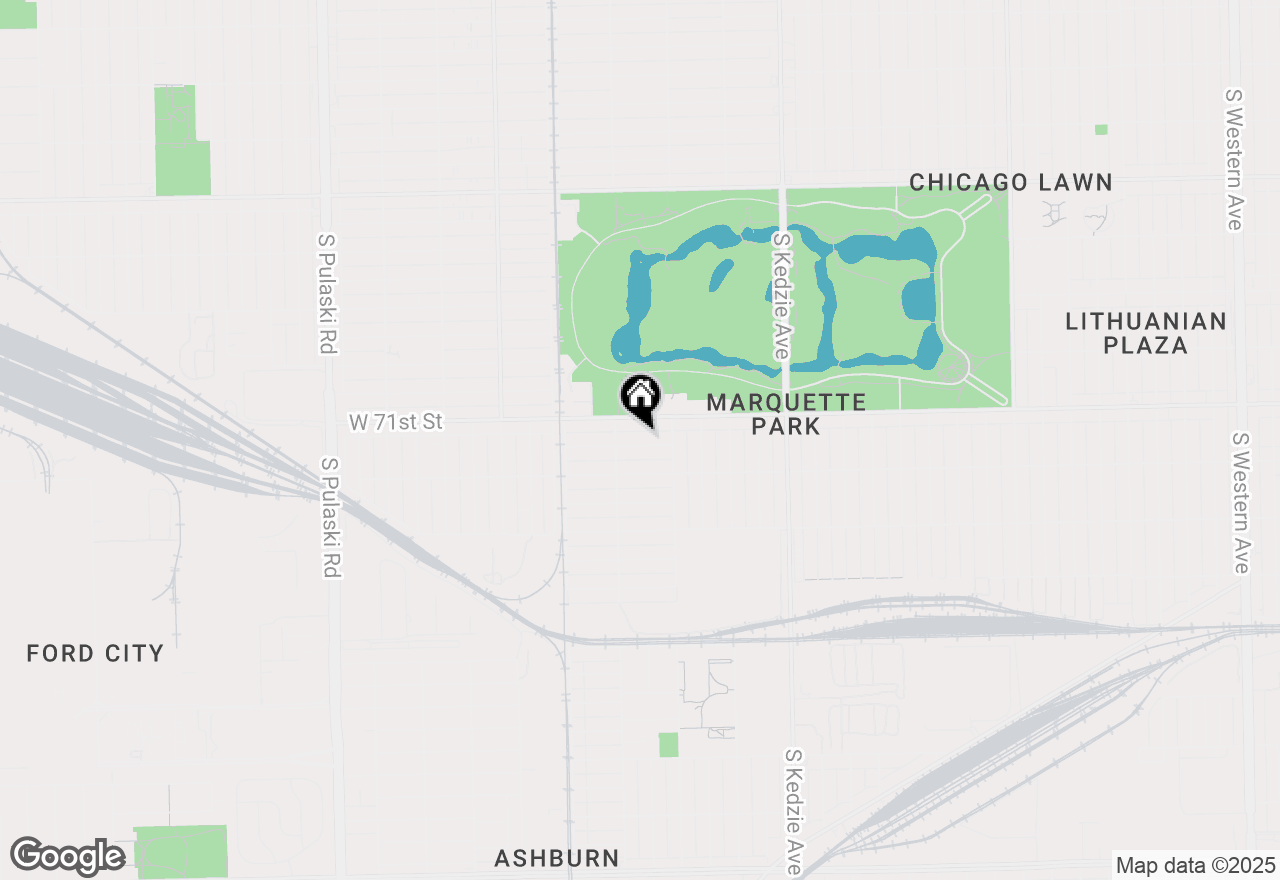 Map of 3434 W 71st Place, Chicago, IL 60629