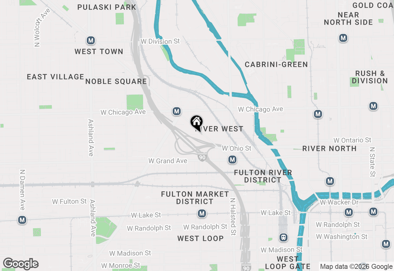 Map of 650 N Morgan Street #202, Chicago, IL 60642