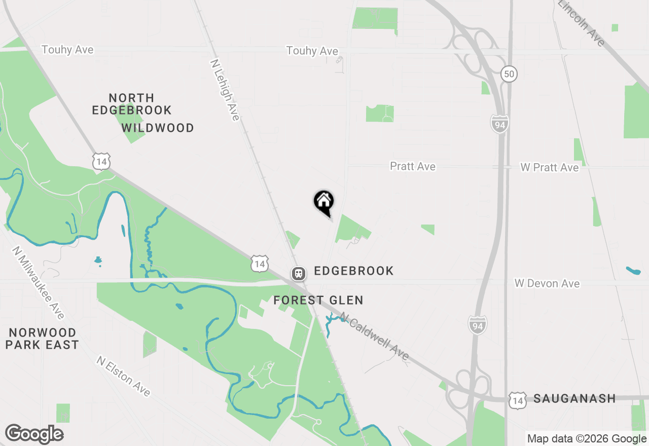 Map of 6626 N Sioux Avenue, Chicago, IL 60646