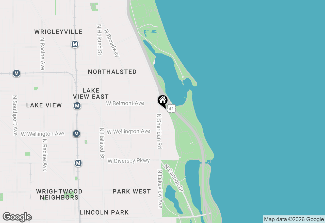 Map of 3150 N Lake Shore Drive #7C, Chicago, IL 60657