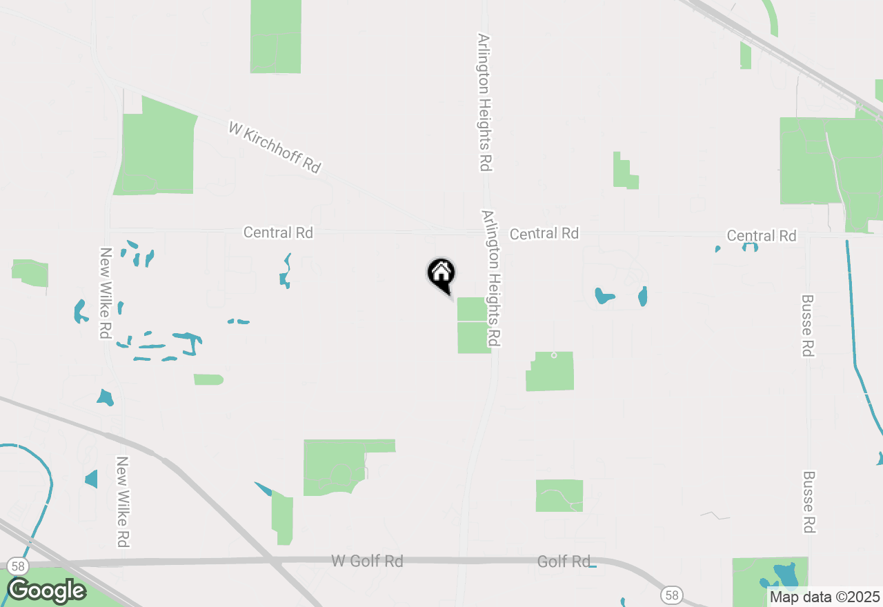 Map of 1115 S Vail Avenue, Arlington Heights, IL 60005