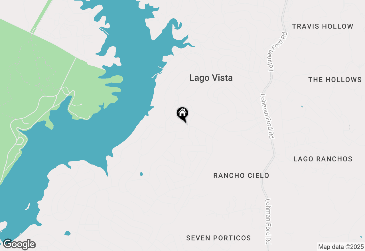 Map of 5909 Lago Vista Way #A, Lago Vista, TX 78645