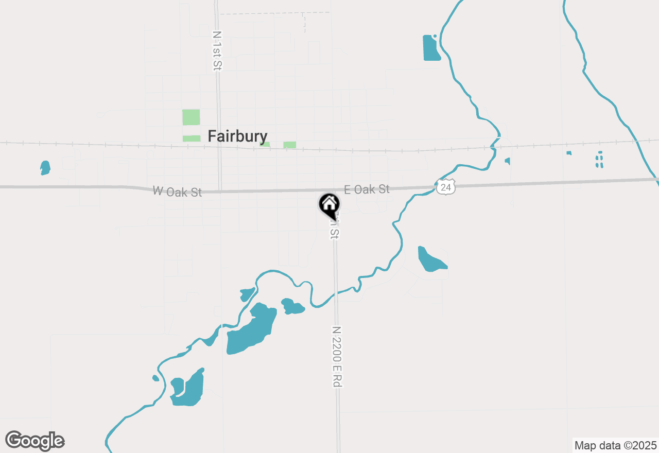 Map of 514 S 7th Street, Fairbury, IL 61739