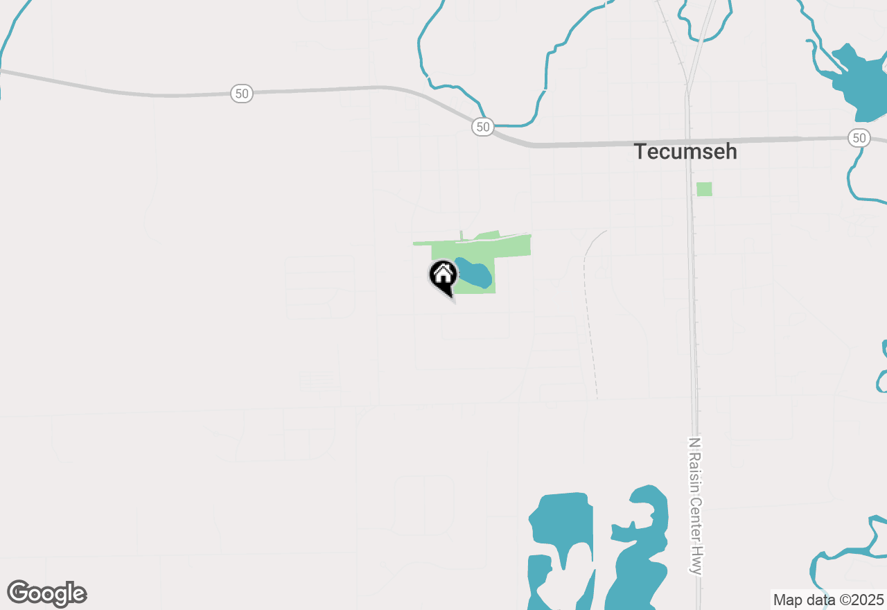 Map of 1007 Shady Lane, Tecumseh, MI 49286