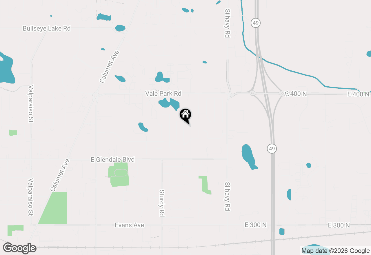 Map of 2208 Berwick Drive, Valparaiso, IN 46383