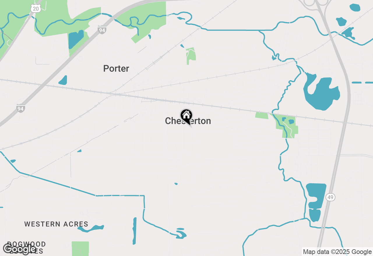 Map of (Address confidential), Chesterton, Indiana 46304