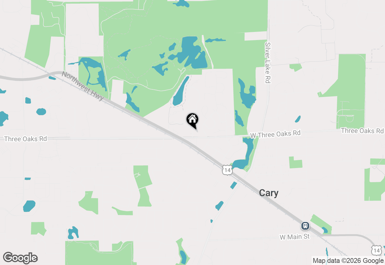 Map of 1109 Westlake Drive, Cary, IL 60013