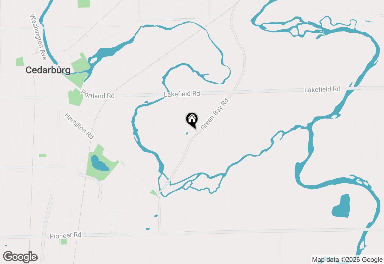 Map of 415 Green Bay Rd, Cedarburg, WI 53012