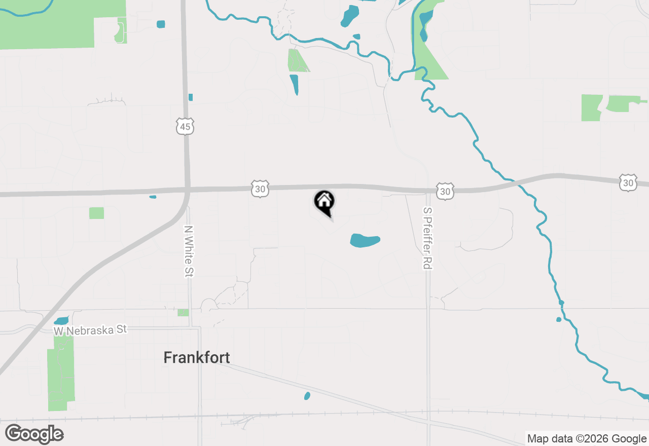 Map of 21205 Arbour Walk Drive, Frankfort, IL 60423
