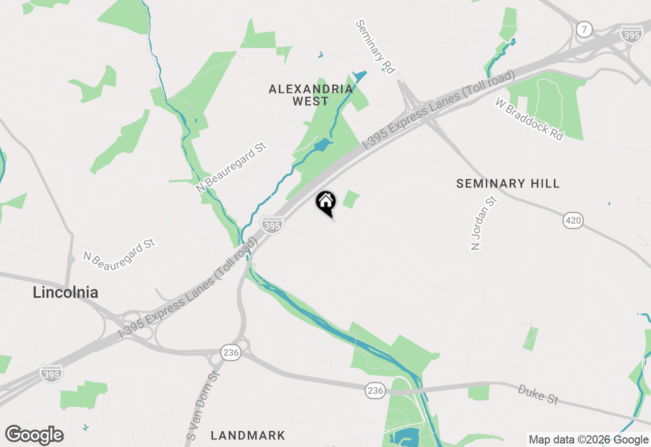Map of 5405 Richenbacher Avenue, Alexandria, VA 22304