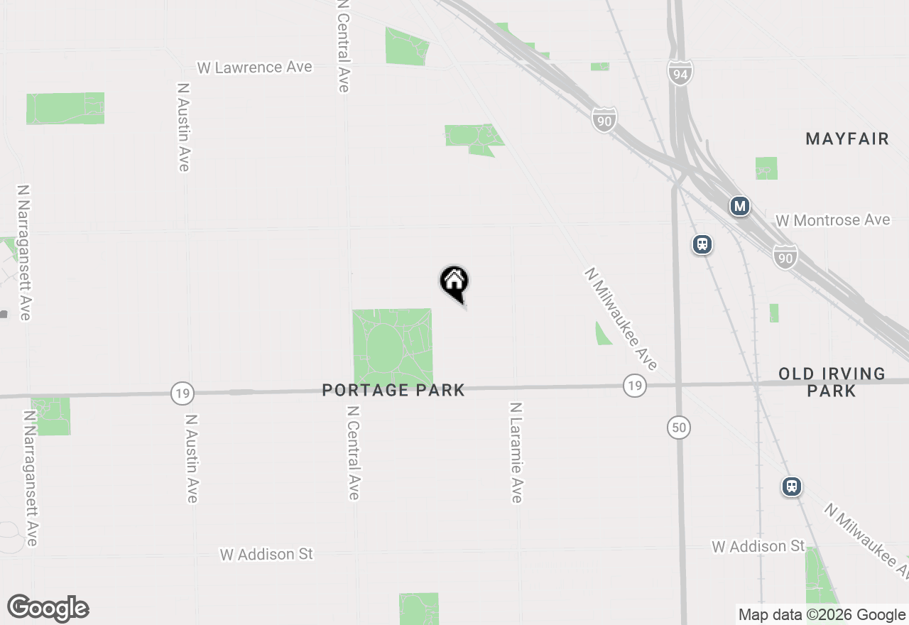 Map of 5325 W Berteau Avenue, Chicago, IL 60641