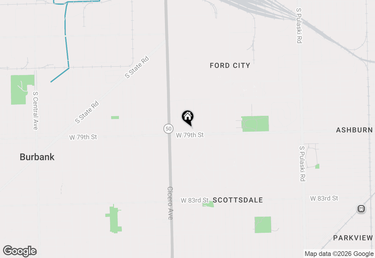 Map of 7845 S Kilpatrick Avenue, Chicago, IL 60652