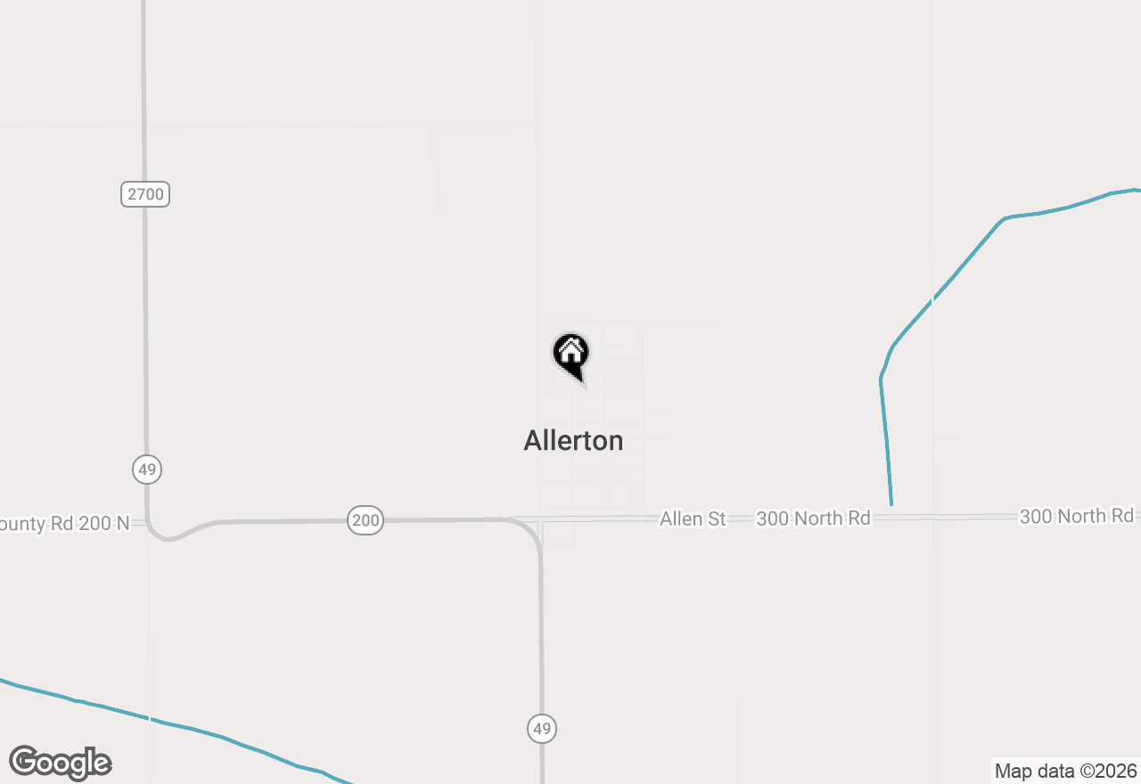 Map of 503 N Vermilion Avenue, Allerton, IL 61810