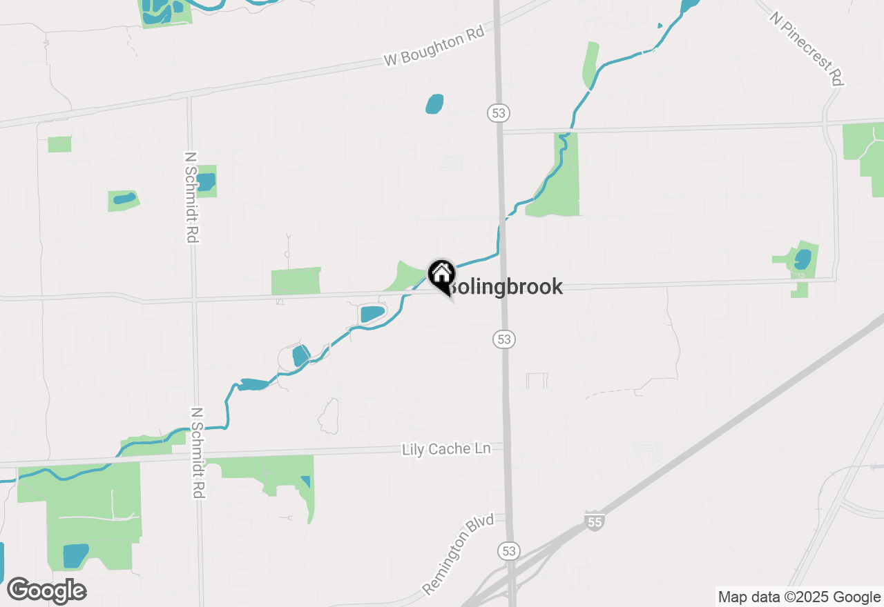 Map of 156 Cypress Drive, Bolingbrook, IL 60440