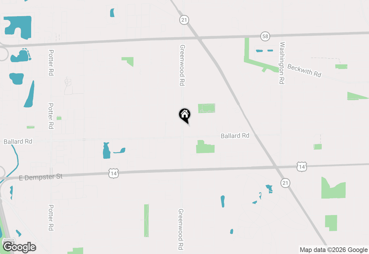 Map of 9025 N Greenwood Avenue, Niles, IL 60714