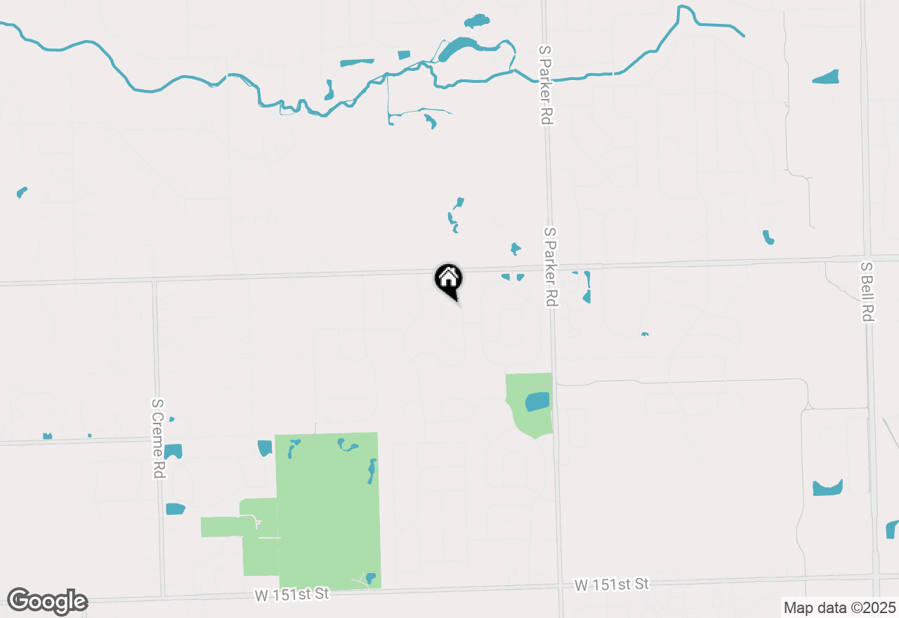 Map of 13852 W Sandstone Drive, Homer Glen, IL 60491