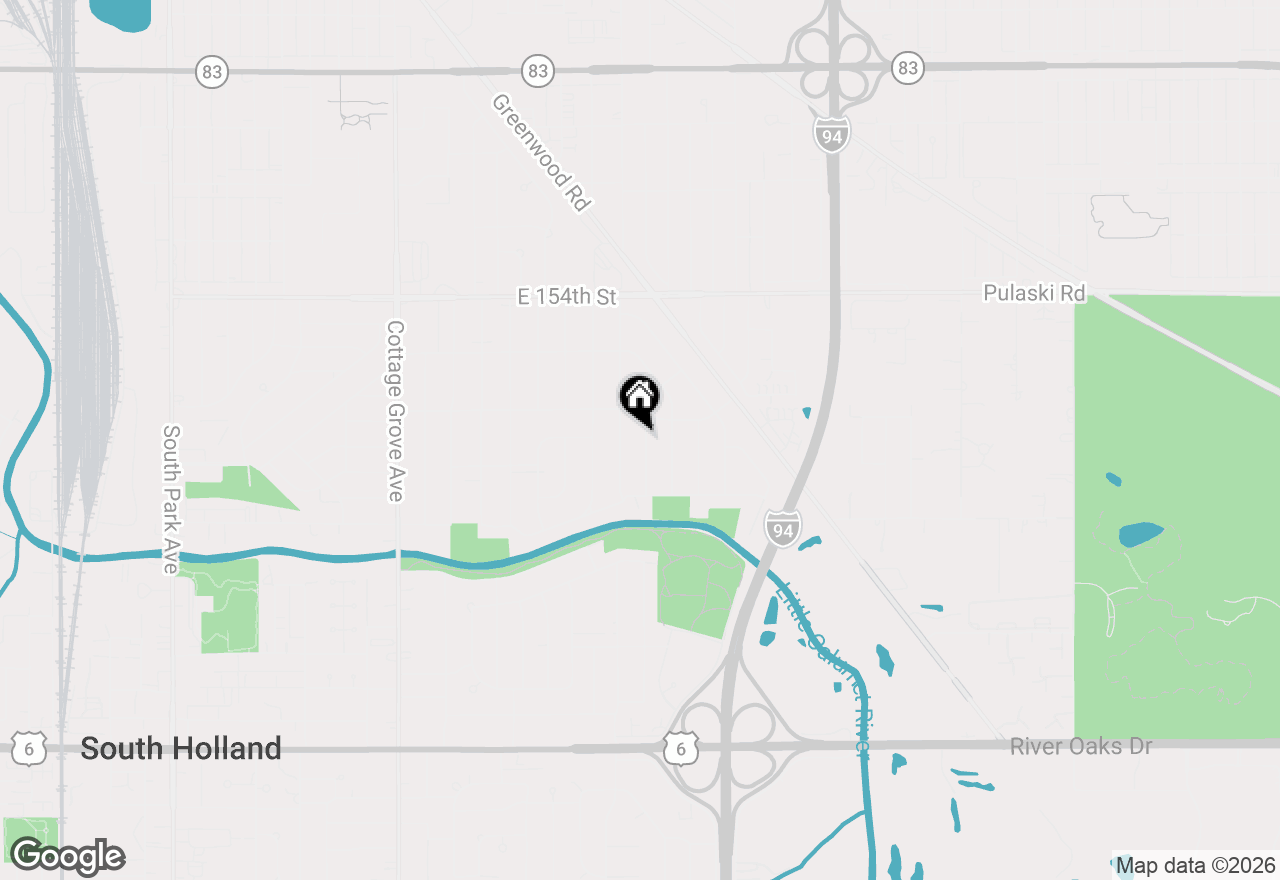 Map of 15634 Avalon Avenue, South Holland, IL 60473