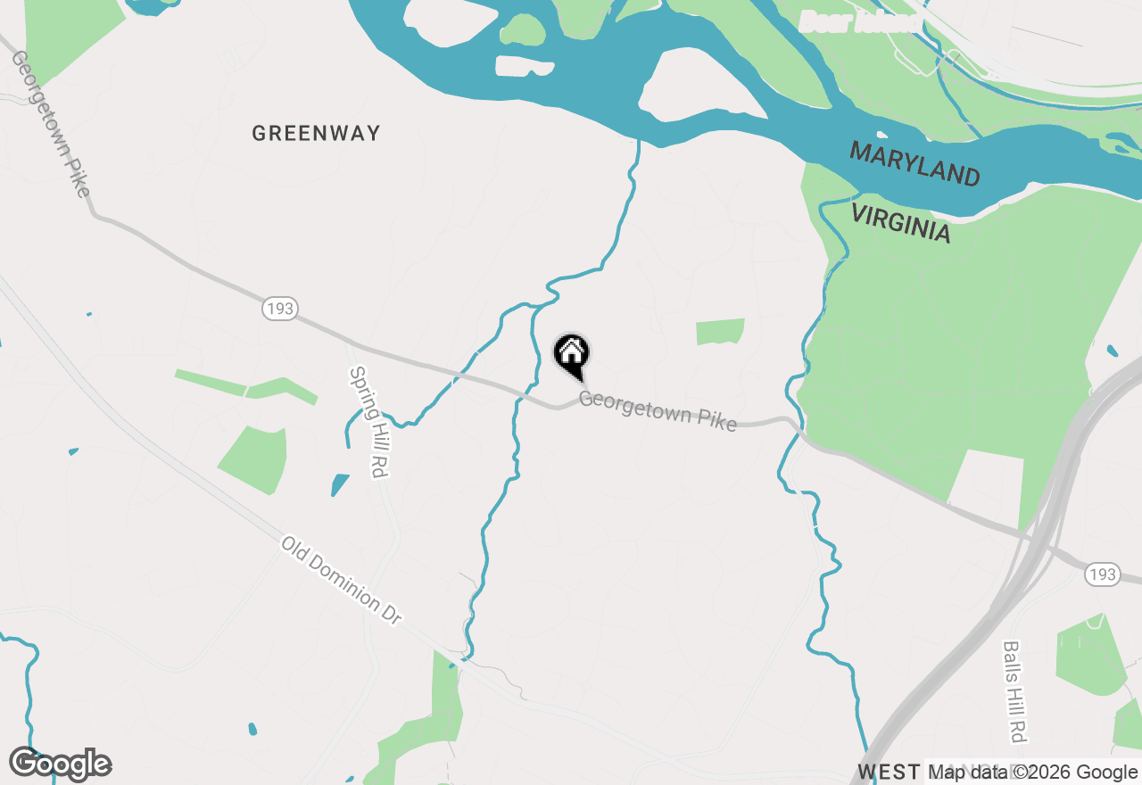 Map of 7816 Georgetown Pike, Mclean, VA 22102