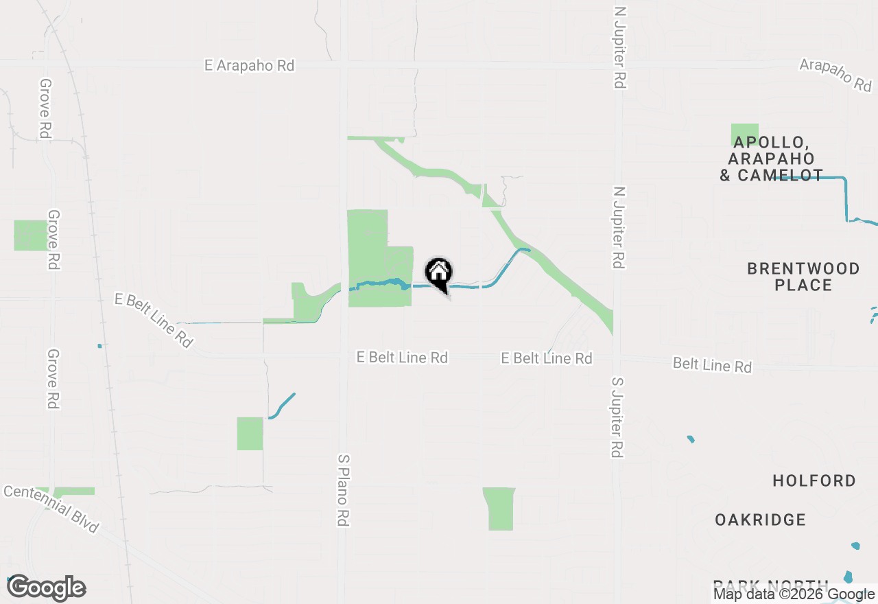 Map of 1612 Villanova Drive, Richardson, TX 75081