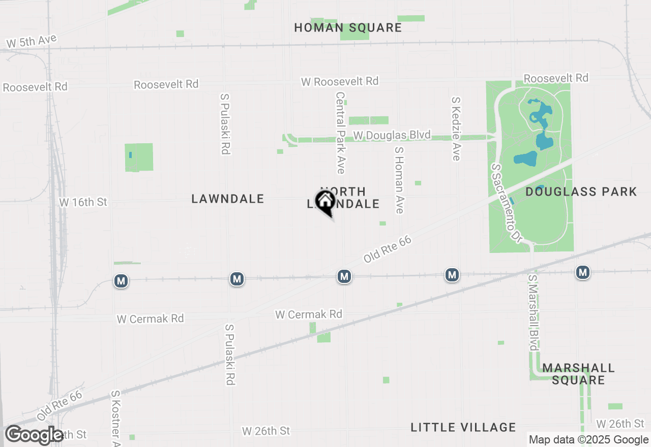 Map of 1654 S Millard Avenue, Chicago, IL 60623